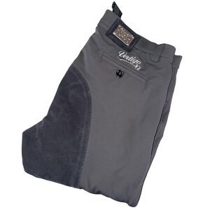 Vertigo Dark Gray Men's Full Seat Breeches